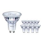 Multipack 10x Philips Corepro LED Spot GU10 PAR16 3.5W 255lm 36D - 827 Blanc Très Chaud | Équivalent 35W