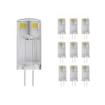 Multipack 10x Noxion Bolt LED Capsule G4 0.9W 100lm - 827 Blanc Très Chaud | Équivalent 10W