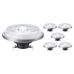Multipack 6x Philips MASTER LED Spot G53 AR111 10.8W 620lm 40D - 930 Blanc Chaud | Meilleur rendu des couleurs - Dimmable - Équivalent 50W