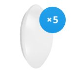 Multipack 5x Ledvance Surface Circulaire 250 13W 830 920lm Blanc IP44 | Blanc Chaud