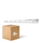 Multipack 6x Ledvance Réglette LED Étanche Imperméable 46W 6400lm - 865 Lumière Du Jour | 150cm