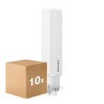 Multipack 10x Philips CorePro PL-C LED 6.5W 700lm - 830 Blanc Chaud | 4-Pins - Équivalent 18W