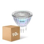 Multipack 10x Noxion Spot LED GU4 MR11 1.8W 184lm 36D - 827 Blanc Très Chaud | Équivalent 20W