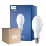 Multipack 6x Philips TrueForce Core LED E40 HPL/SON Dépolie 36W 6000lm 300D - 840 Blanc Froid | Équivalent 125W