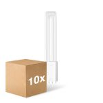 Multipack 10x Ledvance Dulux-L LED 8W - 840 Blanc Froid | 4-Pins - Équivalent 18W