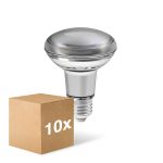 Multipack 10x Ledvance Performance Spot LED E27 R80 8.5W 670lm 36D - 827 Blanc Très Chaud | Dimmable - Équivalent 100W