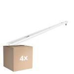 Multipack 4x Noxion Réglette Click V2 LED T8 | Convient pour 1x 150cm Tube LED