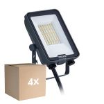 Multipack 4x Philips Projecteur LED Ledinaire BVP167 20W 2400lm 110D - 830-840-865 CCT | IP65 - Symétrique