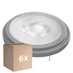 Multipack 6x Ledvance Superior Spot LED Réflecteur G53 AR111 11.7W 800lm 24D - 927 Blanc Très Chaud | Meilleur rendu des couleurs - Dimmable - Équivalent 75W