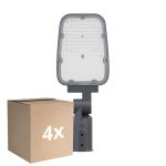 Multipack 4x Ledvance Éclairage public LED Area Value Petit SPD Aluminium Gris 30W 3900lm 160x58D - 730 Blanc Chaud | IP66 - Symétrique