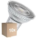 Multipack 10x Ledvance LED Réflecteur GU10 PAR16 6.1W 575lm 60d - 930 Blanc Chaud Blanc Chaud| Dimmable - Équivalent 80W