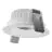 Ledvance Spot LED Adjust Aluminium Blanc 8W 680lm 36D - 930 Blanc Chaud | Diamètre 83mm - IP20 - Meilleur Rendu Des Couleurs - Dimmable