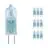 Multipack 10x Osram 64427 Halostar Starlite 2000 GY6.35 20W 12V 928 | Blanc Très Chaud - Meilleur rendu des couleurs