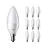 Multipack 10x Philips Corepro LED Bougie E14 Dépolie 5W 470lm - 827 Blanc Très Chaud | Équivalent 40W
