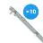 Multipack 10x Noxion Réglette LED Étanche Boîtier Vide  Poseidon V2.0 | Convient Pour 1x150cm Tube LED