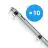 Multipack 10x Noxion Réglette LED Étanche Poseidon V3.0 18-30W 2340-4200lm - 830-865 CCT | 120cm - Câblage Traversant (5x2.5mm2)