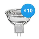 Multipack 10x Noxion Spot LED GU5.3 MR16 7.5W 621lm 36D - 830 Blanc Chaud | Dimmable - Équivalent 50W