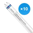 Multipack 10x Philips Tube LED T8 MASTER (HF) High Output 14W 2100lm - 840 Blanc Froid | 120cm - Équivalent 36W