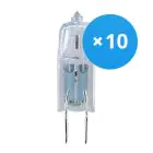 Multipack 10x Osram Halogène G4 Capsule Halostar Starlite 10 W 