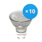Multipack 10x Noxion Spot LED GU10 PAR16 3W 230lm 36D - 827 Blanc Très Chaud | Dimmable - Équivalent 35W