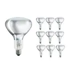 Multipack 10x Philips BR125 IR 250W E27 230-250V Claire