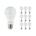 Multipack 10x Noxion Lucent Classic LED E27 Poire Dépolie 11W 1055lm - 827 Blanc Très Chaud | Dimmable - Équivalent 75W