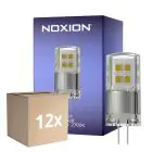 Multipack 12x Noxion Bolt LED Capsule G4 2W 200lm - 827 Blanc Très Chaud | Dimmable - Équivalent 21W