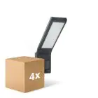 Multipack 4x Steinel Projecteur LED XLED Home Anthracite 10.5W 550lm - 830 Blanc Chaud | IP44 - Détecteur De Mouvement - Symétrique