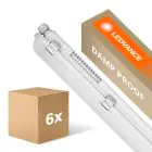 Multipack 6x Ledvance Réglette LED Étanche Imperméable 32W 4400lm - 840 Blanc Froid | 120cm 