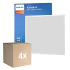 Multipack 4x Philips Panneau LED Ledinaire RC065B 28W 3400lm - 840 Blanc Froid | 60x60cm - UGR 