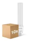 Multipack 10x Noxion Lucent PL-C LED 7.4W - 830 Blanc Chaud | 2-Pins - Équivalent 26W