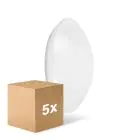 Multipack 5x Ledvance Surface Circulaire 400 24W 840 1920lm Blanc IP44 | Blanc Froid