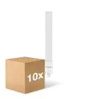 Multipack 10x Noxion Lucent PL-S LED  6W - 827 Blanc Très Chaud | 2-Pins - Équivalent 11W