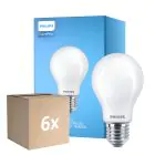 Multipack 6x Philips Corepro LED Ampoule E27 Poire Dépolie 8.5W 1055lm - 840 Blanc Froid - Équivalent 75W