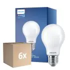 Multipack 6x Philips MASTERValue LED E27 Poire Dépolie 11.2W 1521lm - 940 Blanc Froid | Meilleur rendu des couleurs - Dimmable - Équivalent 100W