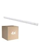 Multipack 4x Noxion Réglette LED Batline V2.0 8W 990lm - 830-865 CCT | 60cm