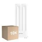 Multipack 10x Ledvance DULUX-F LED 12W - 840 Blanc Froid | 4-Pins - Équivalent 24W