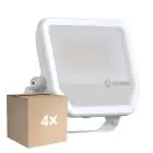 Multipack 4x Ledvance Projecteur LED Aluminium Blanc 41//27W 6000lm 100D - 865 Lumière Du Jour | IP66 - Symétrique