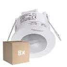 Multipack 8x Thorgeon Capteur de mouvement PIR Blanc | IP20 | 6M | Max 800W