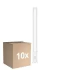 Multipack 10x Philips CorePro PL-L LED Ampoule EM/Mains 16.5W - 830 Blanc Chaud | 4-Pins - Équivalent 36W
