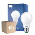 Multipack 10x Philips MASTER LED Ampoule Ultra Efficient E27 Poire Dépolie 7.3W 1535lm - 840 Blanc Froid | Équivalent 100W