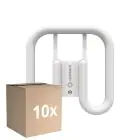 Multipack 10x Ledvance DULUX-SQ LED 7W - 835 Blanc Chaud | 2-Pins - Équivalent 16W