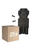 Multipack 25x Noxion GST - Compatible Connecteur - Mâle - 3 pole