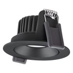 Ledvance LED Spot Adjust Aluminium Zwart 8W 640lm 36D - 927 Zeer Warm Wit | Zaagmaat 68mm - IP20 - Beste Kleurweergave - Dimbaar