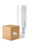 Voordeelpak 9x Philips CorePro PL-C LED 5.9W 660lm - 840 Koel Wit | 2-Pin - Vervangt 13W