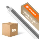 Voordeelpak 6x Ledvance LED Waterdichte Montagebalk Vochtbestendig Compact 55W 6700lm - 840 Koel Wit | 150cm 