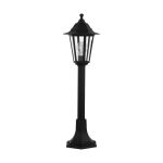 Eglo Sokkel Lamp Duanera Zwart | IP44 - Geschikt voor 1x E27