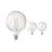 Multipack 3x Calex Smart Tuya Wifi E27 Globe Filament 7.5W 1055lm - 818-830 Afstembaar Wit | Dimbaar - Vervangt 75W 