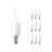 Voordeelpak 10x Philips Corepro LED Kaars E14 Gebogen-tip Mat 2.2W 250lm - 822-827 Dim To Warm | Dimbaar - Vervangt 25W