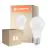 Voordeelpak 6x Ledvance Classic LED E27 Peer Mat 8.8W 806lm - 827 Zeer Warm Wit | Dimbaar - Vervangt 60W